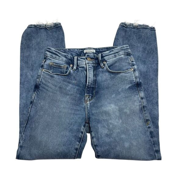 Good American Straight Leg Jeans Size 4/27 - Picture 1 of 11